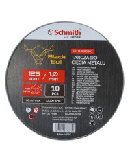 Tarcza do Metalu 125x1,0 Black Bull - 10 sztuk w zestawie