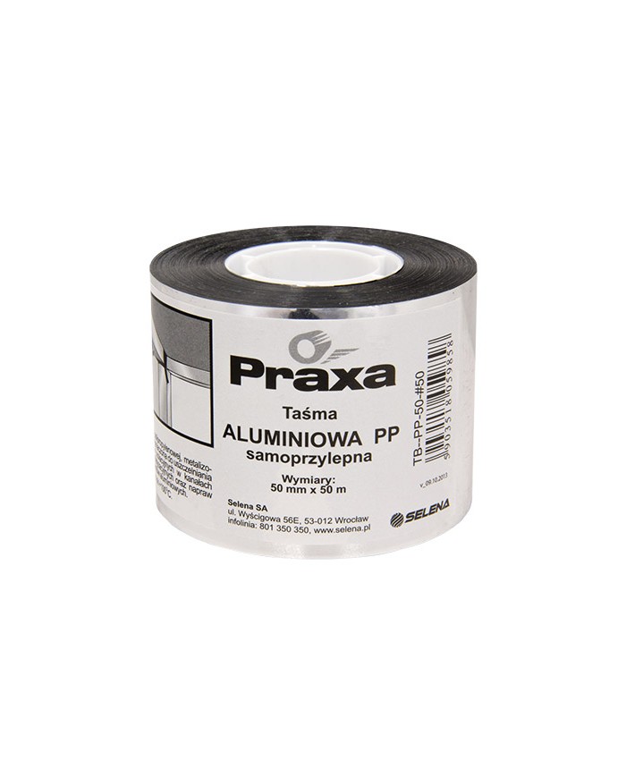 Taśma aluminiowa PRAXA 50m x 50mm - Wysoka jakość i trwałość