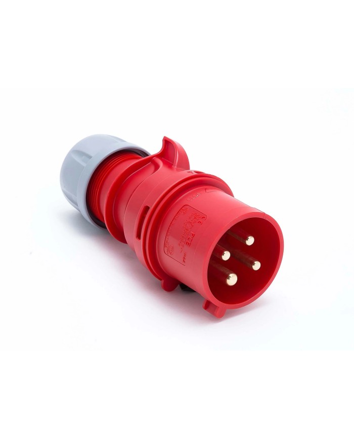 Wtyczka przenośna 32A 4P 400V czerwona - wysoka jakość i bezpieczeństwo
