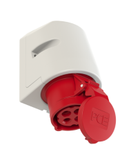 Gniazdo stałe 16A 4P 400V czerwone IP44 - Wysoka jakość i trwałość