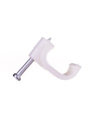 FLOP - Uchwyt do przewodów płaski 13x7, 100 sztuk w zestawie