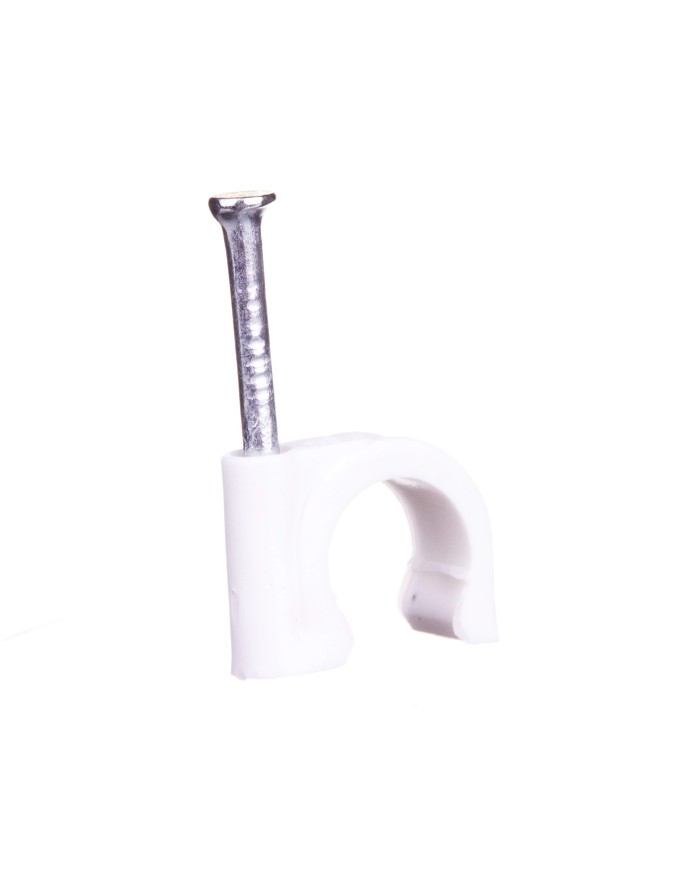 Uchwyt kablowy okrągły fi 10mm - 100 sztuk w atrakcyjnej cenie