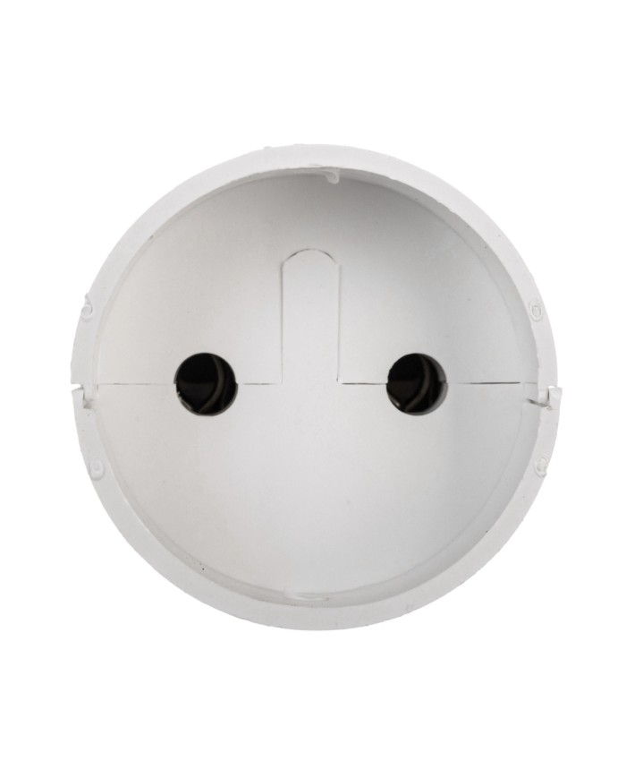 Gniazdo przenośne 16A 2P 250V białe - Wysoka jakość i bezpieczeństwo