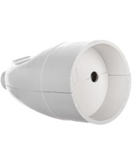 Gniazdo przenośne 16A 2P 250V białe - Wysoka jakość i bezpieczeństwo