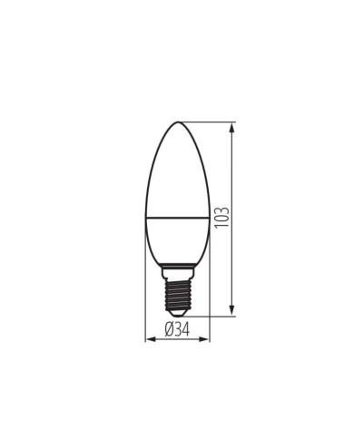 Żarówka LED E14 IQ-LED 5,9W 806lm 6500K zimna - Energooszczędna Żarówka LED E14 IQ-LED 5,9W 806lm 6500K zimna - Energooszczędna