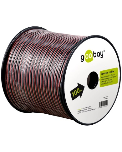Przewód głośnikowy CCA 2x0,75mm czerwony - 1mb, wysoka jakość Przewód głośnikowy CCA 2x0,75mm czerwony - 1mb, wysoka jakość