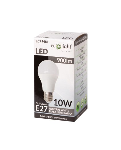 Żarówka LED E27 10W 4000K 900LM A60 - Energooszczędne Oświetlenie Żarówka LED E27 10W 4000K 900LM A60 - Energooszczędne Oświetlenie