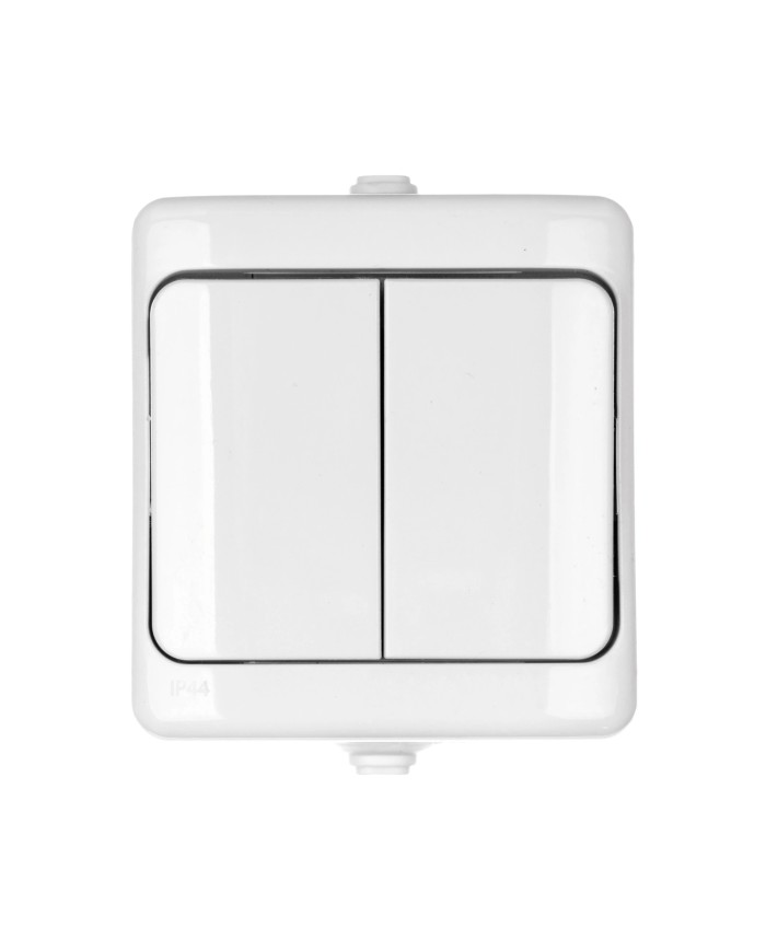 BRYZA Łącznik hermetyczny świecznikowy IP54 - Biały, Wysoka Jakość