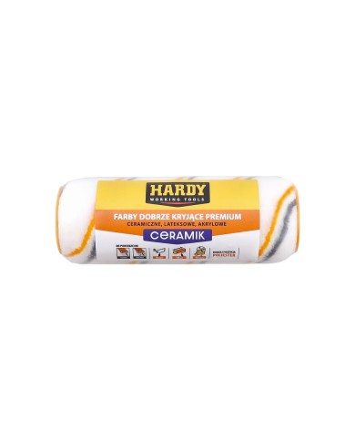 Hardy wałek malarski CERAMIK 18 cm, runo 11 mm - idealny do farb Hardy wałek malarski CERAMIK 18 cm, runo 11 mm - idealny do farb