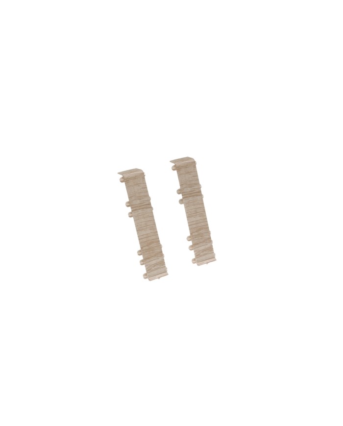 Łącznik Hi-Line do listwy przypodłogowej Dąb Malajski 2szt.