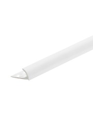Profil zewnętrzny do glazury PVC 10mm 2,5m Biały - Wysoka Jakość
