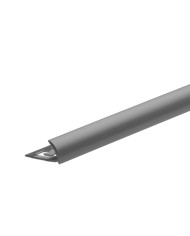 Profil zewnętrzny do glazury PVC 10mm 2,5m Szary Ciemny - Kup Teraz!