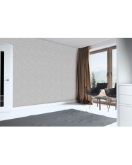 Panel ścienny PVC mat 25cm 2,7m Kwiaty Północy Szary Jasny