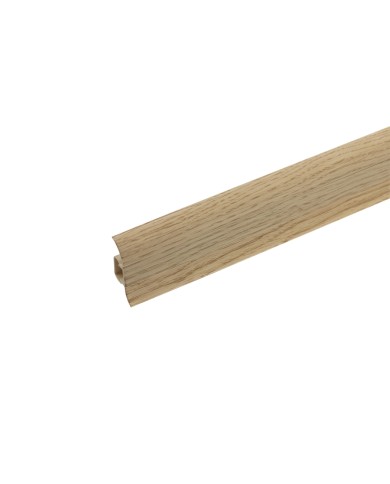 Listwa przypodłogowa Slim PVC 45mm 2,5m Dąb Riverside - elegancja Listwa przypodłogowa Slim PVC 45mm 2,5m Dąb Riverside - elegancja