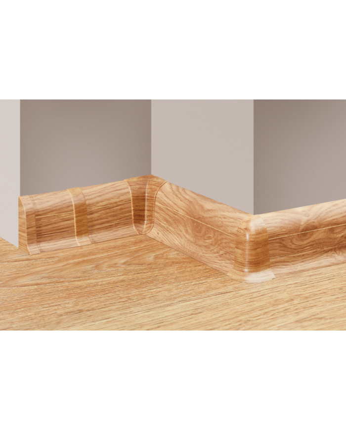 Listwa przypodłogowa Slim PVC 45mm 2,5m Dąb Riverside - elegancja