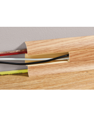 Listwa przypodłogowa Slim PVC 45mm 2,5m Dąb Riverside - elegancja