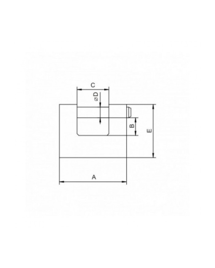 Kłódka trzpieniowa KTD60 - hartowana, pał. satyna, wysoka jakość