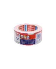 Taśma ostrzegawcza samoprzylepna biało-czerwona 33m x 50mm