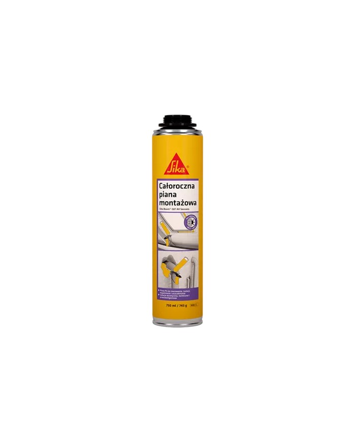 Sika Boom 587 750ml - Wielosezonowa piana pistoletowa