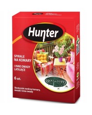 Hunter Spirala na komary i owady 6 sztuk - Skuteczna Ochrona