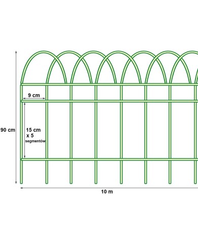 Siatka powlekana BORDER 2,0x3,0mm - 90cm x 10m w atrakcyjnej cenie Siatka powlekana BORDER 2,0x3,0mm - 90cm x 10m w atrakcyjnej cenie