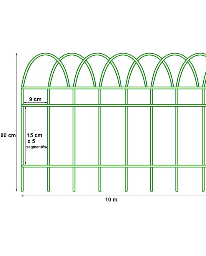 Siatka powlekana BORDER 2,0x3,0mm - 90cm x 10m w atrakcyjnej cenie