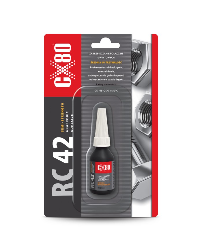 RC42 KLEJ ANAEROBOWY 10ML BLISTER NIEBIESKI - Wysoka Jakość!