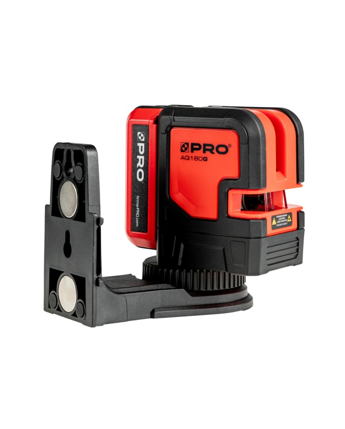 Laser krzyżowy PRO-AQ180G - Zielona wiązka, precyzyjne pomiary