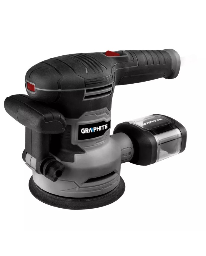 Szlifierka mimośrodowa 450W z walizką i tarczą 125/150 mm