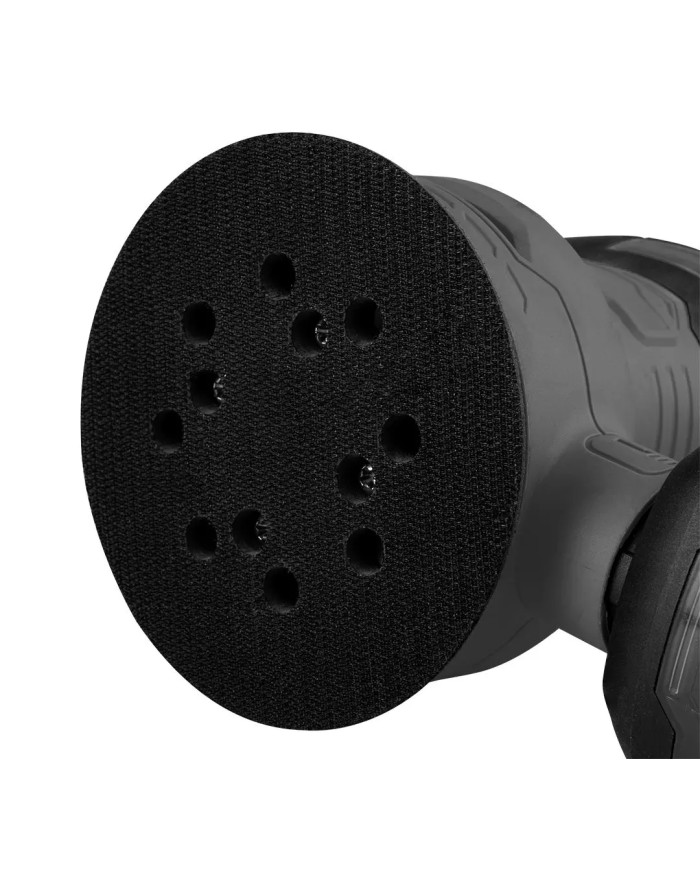 Szlifierka mimośrodowa 450W z walizką i tarczą 125/150 mm