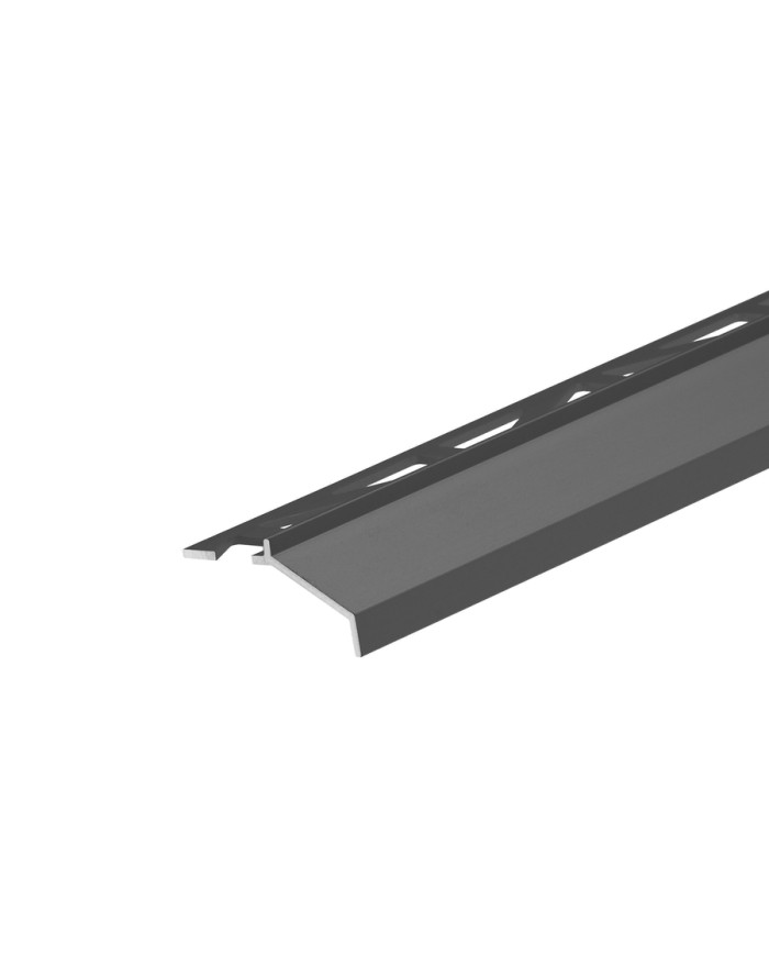 Balkonowy profil okapowy aluminiowy 2m - Grafitowy kolor