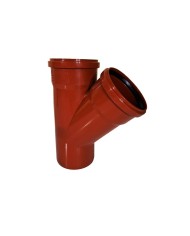 Trójnik kanalizacyjny fi 110/110/45 pomarańczowy PROFIL - Wysoka jakość