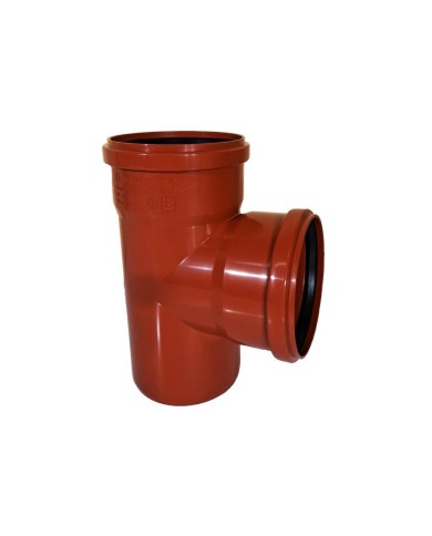 Trójnik kanalizacyjny fi 110/110/87 pomarańczowy PROFIL - Wysoka jakość