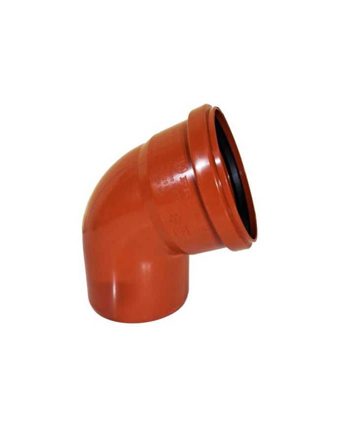 Kolano kanalizacyjne fi 110/67 pomarańczowe PROFIL - Wysoka jakość