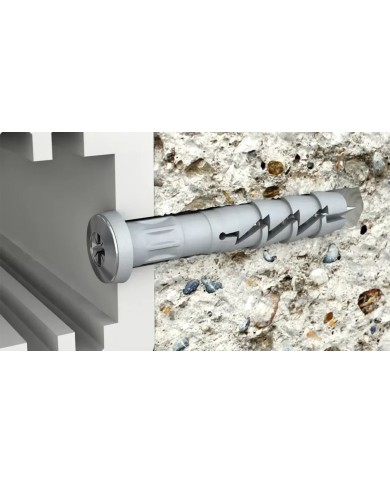 Kołek wbijany 5x25 mm z kołnierzem - blister 22 szt. Kołek wbijany 5x25 mm z kołnierzem - blister 22 szt.