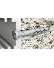 Kołek wbijany 5x25 mm z kołnierzem - blister 22 szt.