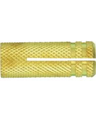 Tuleja mosiężna M8 z gwintem wewnętrznym - 4 szt. w blisterze