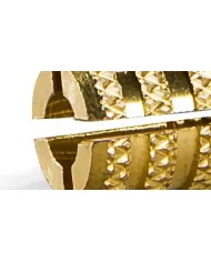 Tuleja mosiężna M12 mm z gwintem wewnętrznym - 2 szt. w blistrze