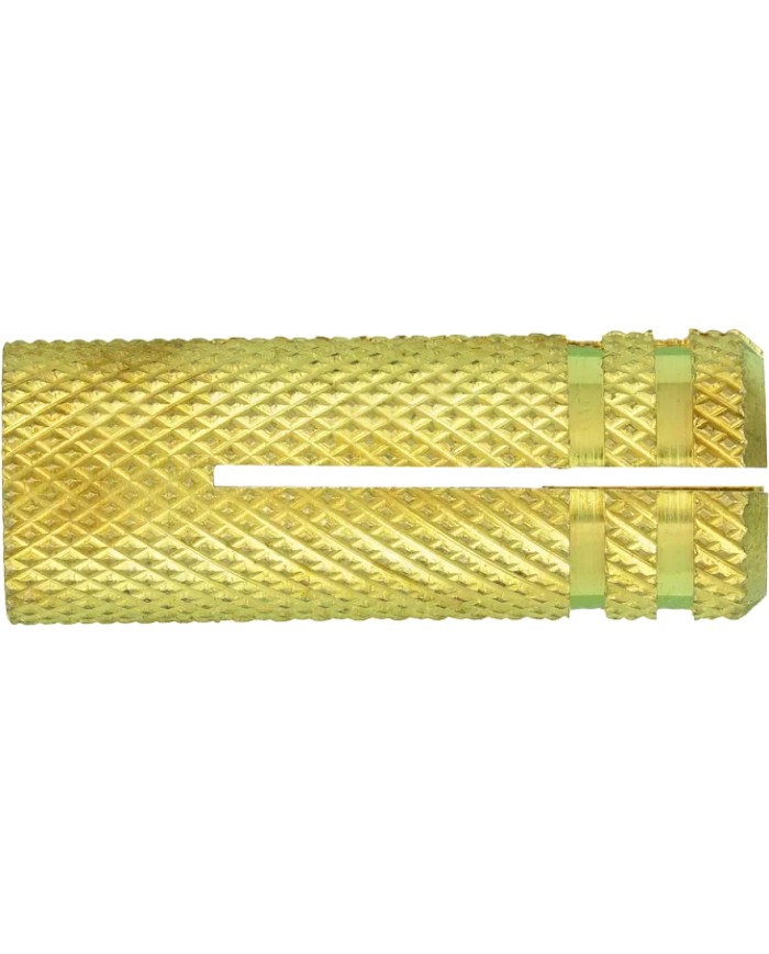 Tuleja mosiężna M12 mm z gwintem wewnętrznym - 2 szt. w blistrze