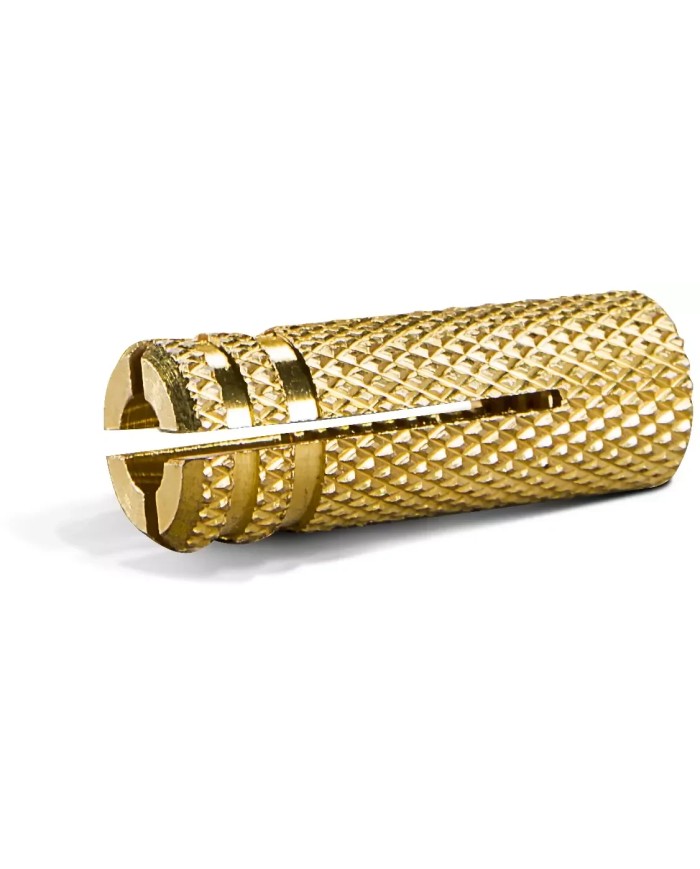 Tuleja mosiężna M12 mm z gwintem wewnętrznym - 2 szt. w blistrze