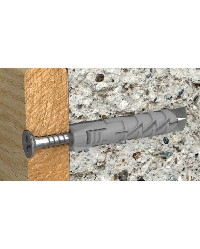 FIX Kołek rozporowy 6x30 mm z wkrętem i wiertłem - 25 el. FIX Kołek rozporowy 6x30 mm z wkrętem i wiertłem - 25 el.