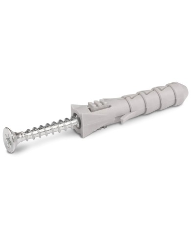 FIX Kołek rozporowy 10x50 mm z wkrętem 5,0x60 mm - 8 szt. FIX Kołek rozporowy 10x50 mm z wkrętem 5,0x60 mm - 8 szt.