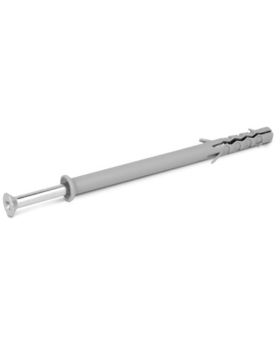 KKS Kołek ramowy 10x120 mm z wkrętem PZ - blister 6 szt. KKS Kołek ramowy 10x120 mm z wkrętem PZ - blister 6 szt.