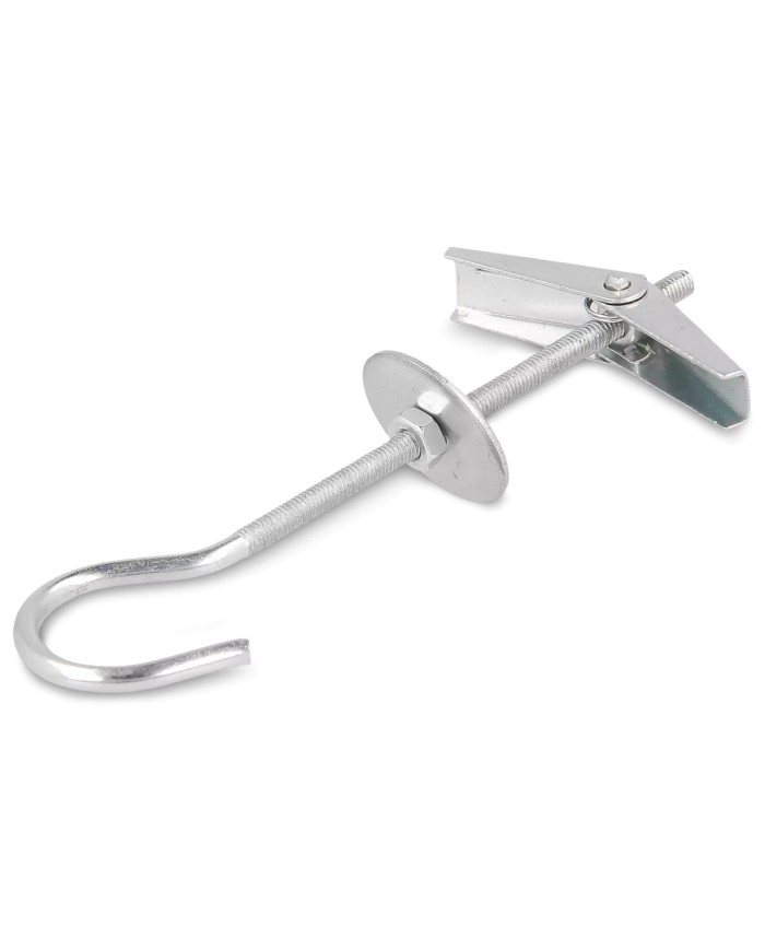 SPO Metalowy kołek rozkładany M4x75mm z hakiem - 2 szt. w blistrze