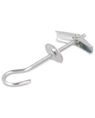 SPO Metalowy kołek rozkładany M4x75mm z hakiem - 2 szt. w blistrze