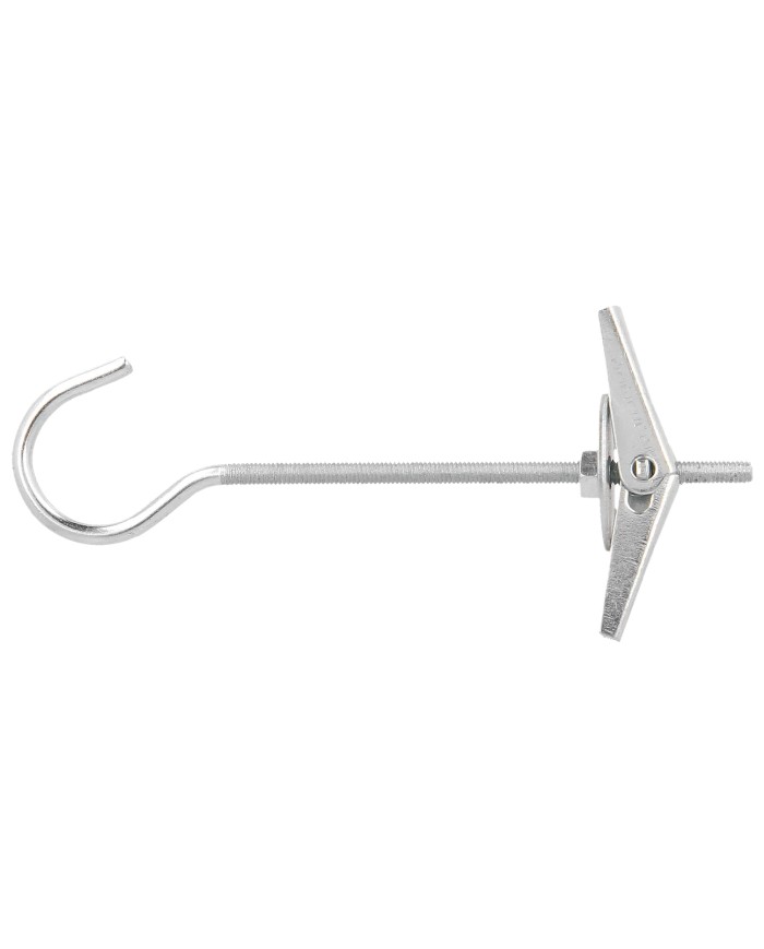 SPO Metalowy kołek rozkładany M4x75mm z hakiem - 2 szt. w blistrze