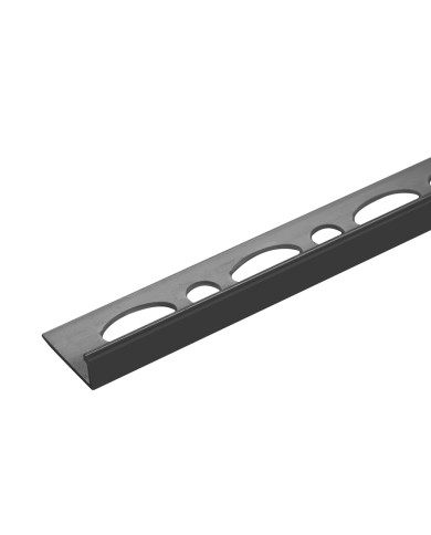 Profil ozdobny do glazury PVC 10mm 2,5m - Czarny, wysoka jakość Profil ozdobny do glazury PVC 10mm 2,5m - Czarny, wysoka jakość