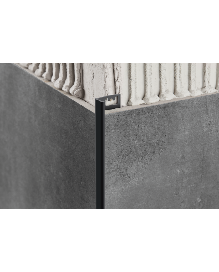 Profil ozdobny do glazury PVC 10mm 2,5m - Czarny, wysoka jakość