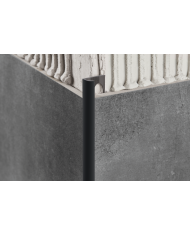 Profil zewnętrzny do glazury PVC 12mm 2,5m - Czarny kolor