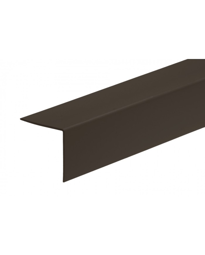 Profil ochronny PVC 30x30mm 2,75m Brązowy - Idealny do zabezpieczeń